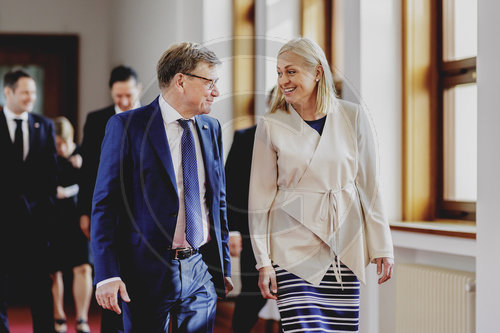 Aussenminister Wadephul und Elina Valtonen bei BoKo