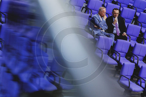 Deutscher Bundestag beraet ueber Haushalt 2025