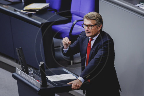 Deutscher Bundestag beraet ueber Haushalt 2025