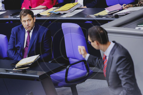 Deutscher Bundestag beraet ueber Haushalt 2025