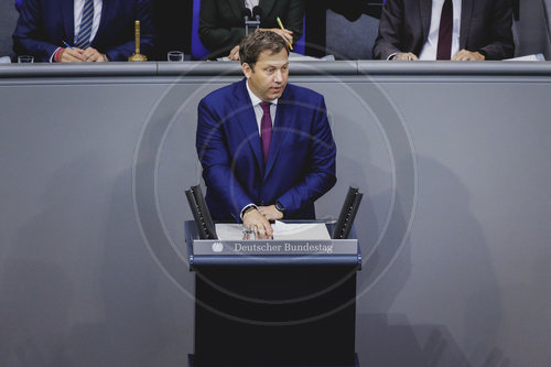 Finanzminister Klingbeil im Deutschen Bundestag