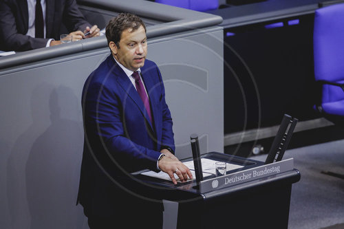 Finanzminister Klingbeil im Deutschen Bundestag