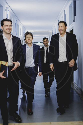 Finanzminister Klingbeil trifft OpenAI-CEO Altman