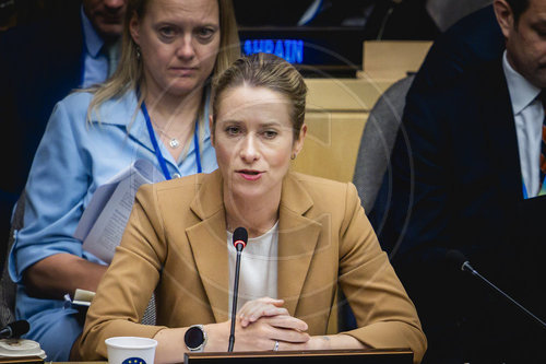 Kaja Kallas bei UN Vollversammlung