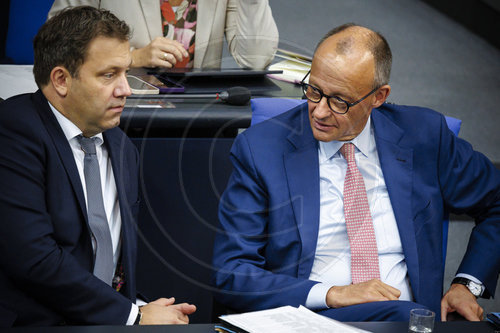 Lars Klingbeil, Friedrich Merz