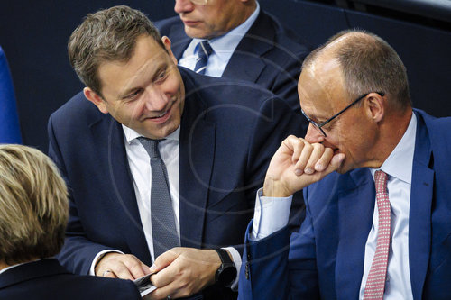 Lars Klingbeil, Friedrich Merz