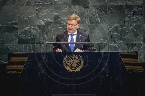 Aussenminister Wadephul spricht bei den Vereinten Nationen