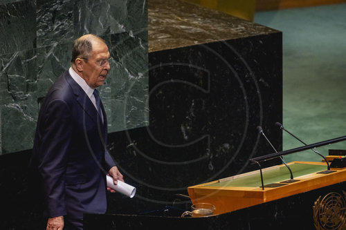 Russlands Aussenminister Lawrow bei UN