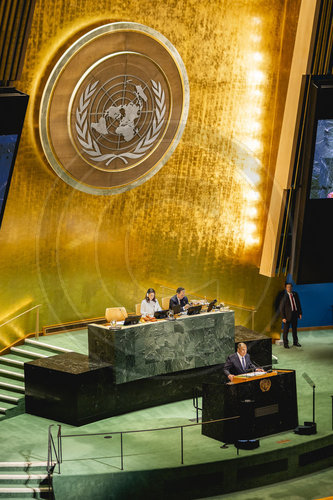 Russlands Aussenminister Lawrow bei UN