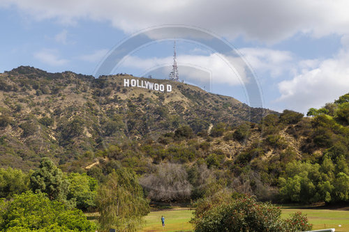 Hollywood Schriftzug