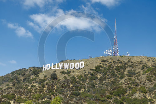 Hollywood Schriftzug