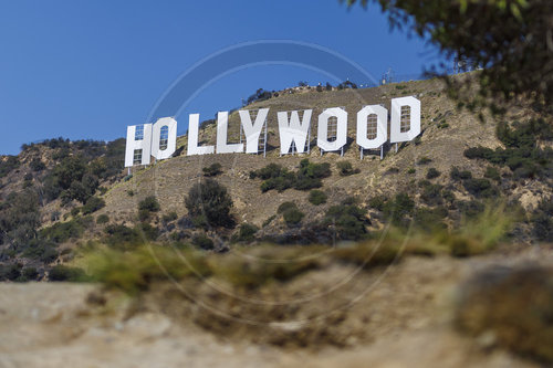 Hollywood Schriftzug