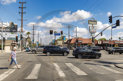 Melrose Road in Los Angeles
