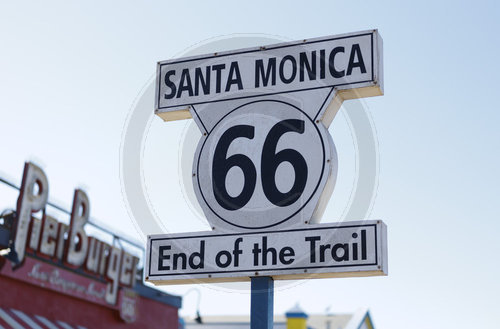Strand von Santa Monica Beach