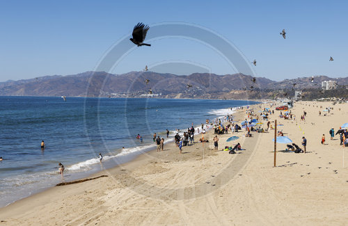 Strand von Santa Monica Beach
