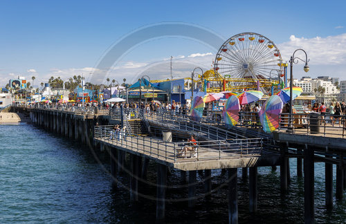 Pier in Santa Monica Beach