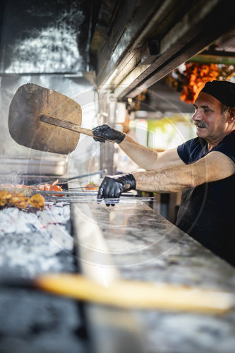 Kebab Restaurant in der Tuerkei