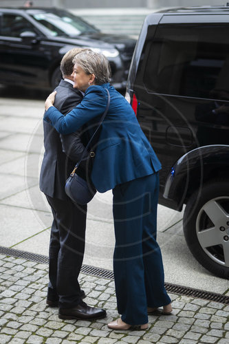 Johann Wadephul und Yvette Cooper
