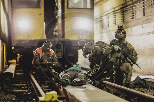 Bundeswehr-Uebung Operation 'Bollwerk Baerlin'