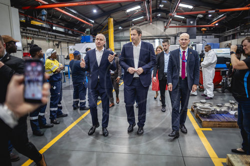 Bundesfinanzminister Klingbeil in Suedafrika