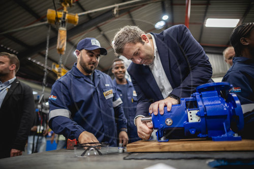 Bundesfinanzminister Klingbeil in Suedafrika