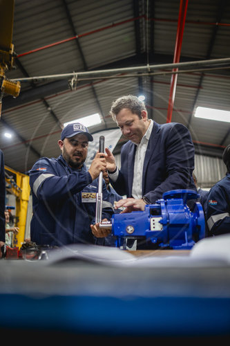 Bundesfinanzminister Klingbeil in Suedafrika