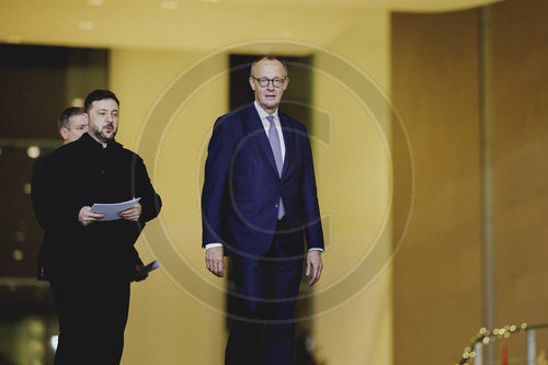 Praesident der Ukraine Selenskyj trifft Bundeskanzler Merz