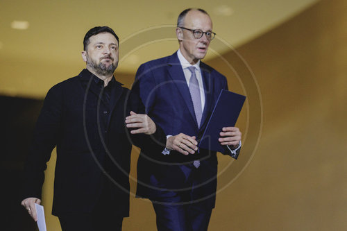 Praesident der Ukraine Selenskyj trifft Bundeskanzler Merz