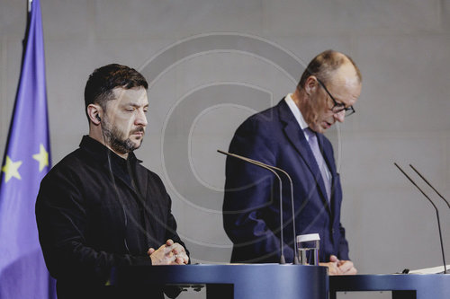 Praesident der Ukraine Selenskyj trifft Bundeskanzler Merz