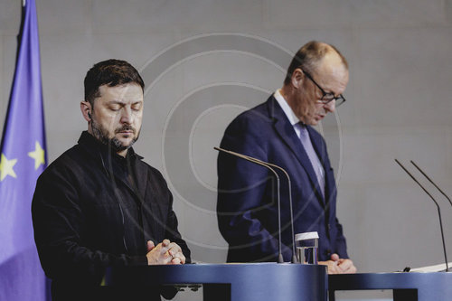 Praesident der Ukraine Selenskyj trifft Bundeskanzler Merz