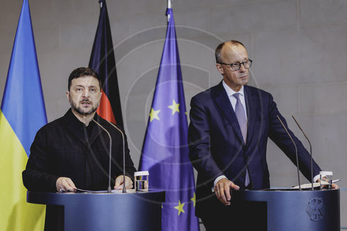 Praesident der Ukraine Selenskyj trifft Bundeskanzler Merz