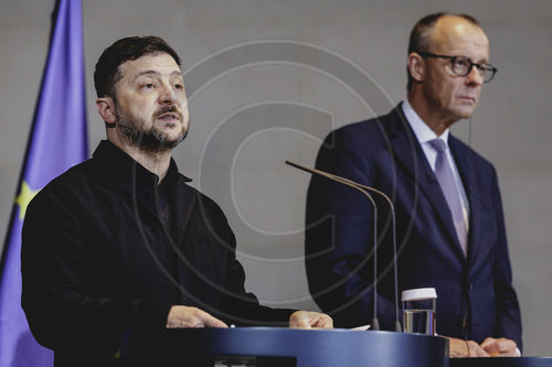 Praesident der Ukraine Selenskyj trifft Bundeskanzler Merz