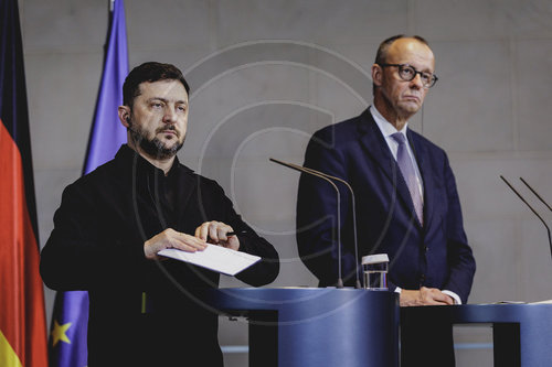 Praesident der Ukraine Selenskyj trifft Bundeskanzler Merz