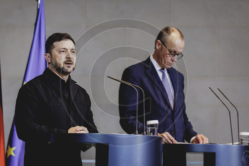 Praesident der Ukraine Selenskyj trifft Bundeskanzler Merz