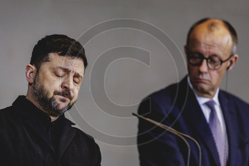 Praesident der Ukraine Selenskyj trifft Bundeskanzler Merz