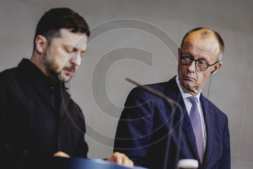 Praesident der Ukraine Selenskyj trifft Bundeskanzler Merz