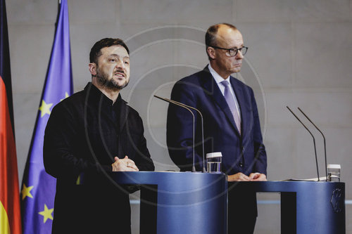 Praesident der Ukraine Selenskyj trifft Bundeskanzler Merz