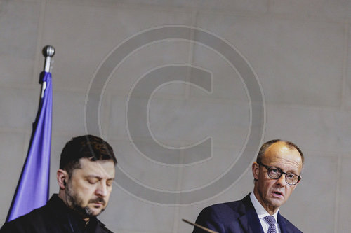 Praesident der Ukraine Selenskyj trifft Bundeskanzler Merz