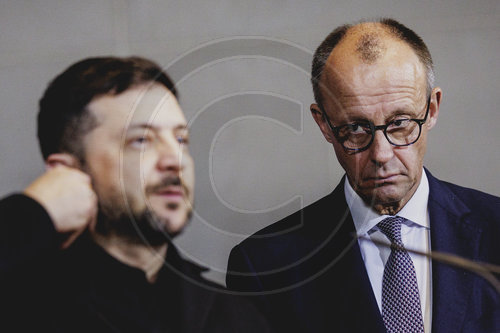 Praesident der Ukraine Selenskyj trifft Bundeskanzler Merz