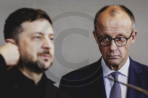 Praesident der Ukraine Selenskyj trifft Bundeskanzler Merz