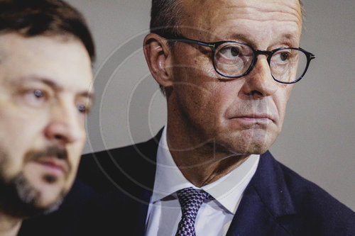 Praesident der Ukraine Selenskyj trifft Bundeskanzler Merz