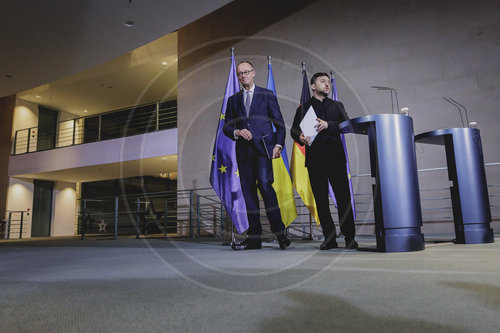 Praesident der Ukraine Selenskyj trifft Bundeskanzler Merz