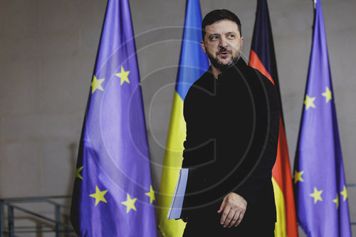 Praesident der Ukraine Selenskyj trifft Bundeskanzler Merz