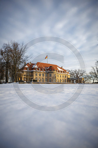 Villa Borsig im Winter