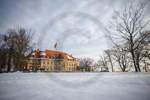 Villa Borsig im Winter