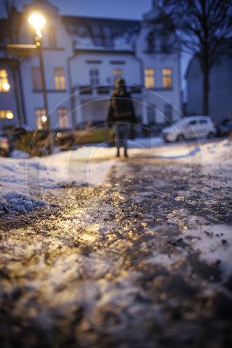 Vereiste Wege in Berlin