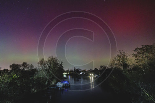 Polarlichter ueber Deutschland