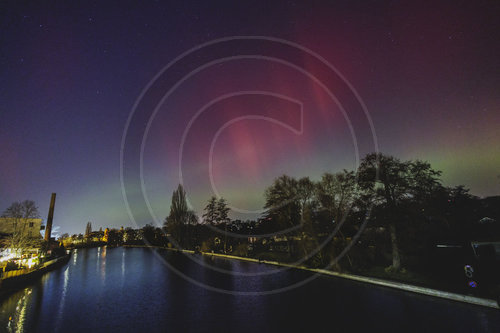 Polarlichter ueber Deutschland