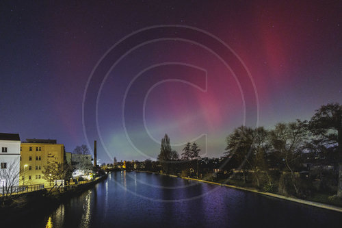 Polarlichter ueber Deutschland