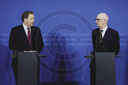 Bundesfinanzminister Klingbeil trifft franzoesischen Kollegen Lescure